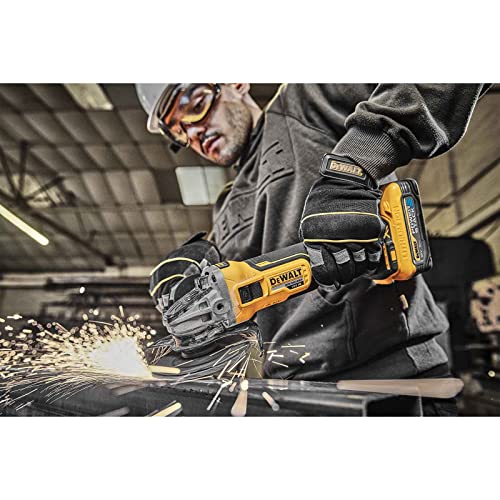 DeWALT Akku-Winkelschleifer DCG409H2T-QW 18V 5Ah, 125mm, inkl. Powerstack-Akku, Trennschleifer – Bild 5