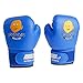 Longsw Kinder-Boxsack, Cartoon-Design, Sparring, Boxhandschuhe, Training, Kampf, Alter 3-12 Jahre, Blau
