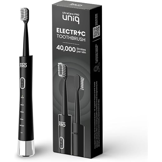 UltraCare PRO Uniq Electric Toothbrush Black