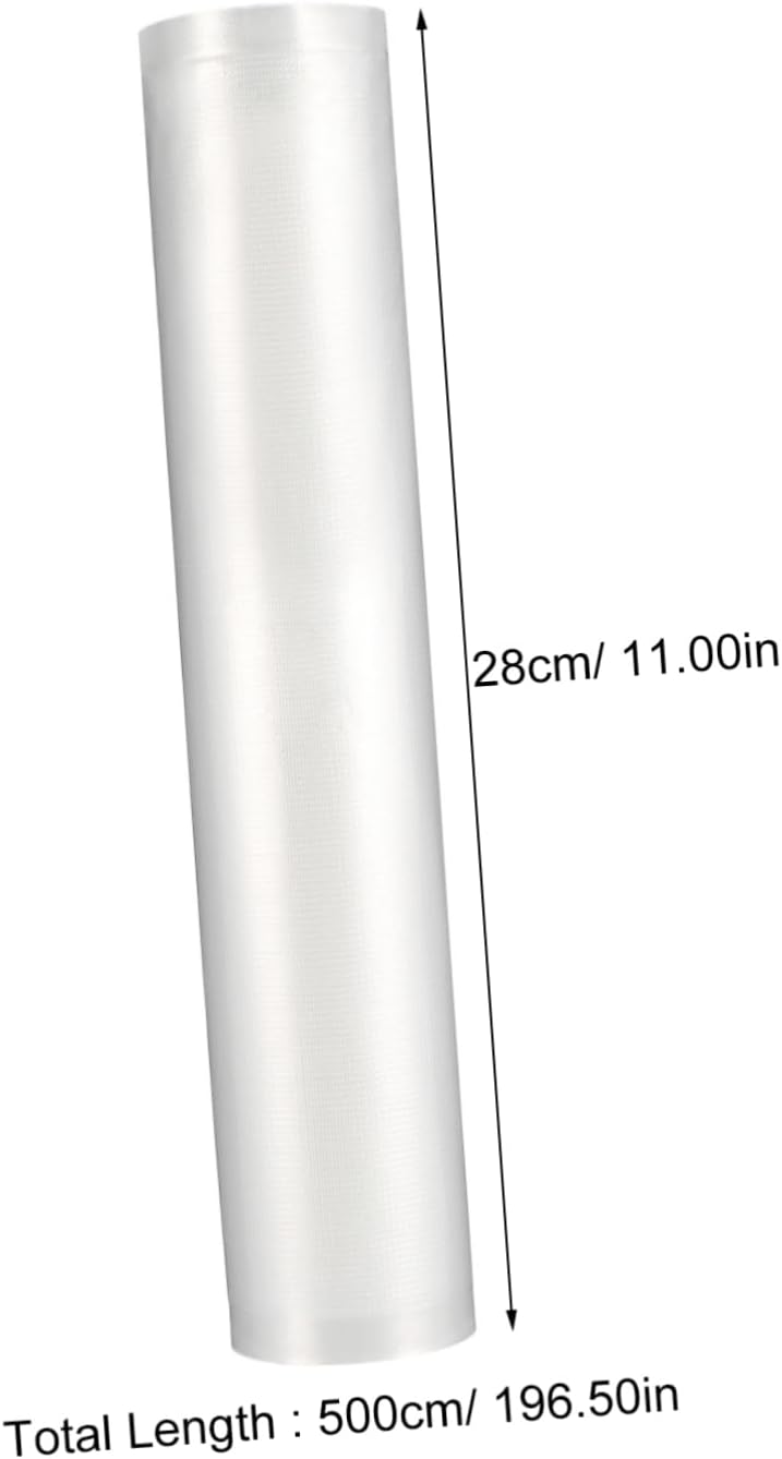 PRETYZOOM 5rolls Food Vacuum Bags Food Sealer for Storage Freshness Preservation Easy Cutting Pa Material for Freezing and Meal Prep