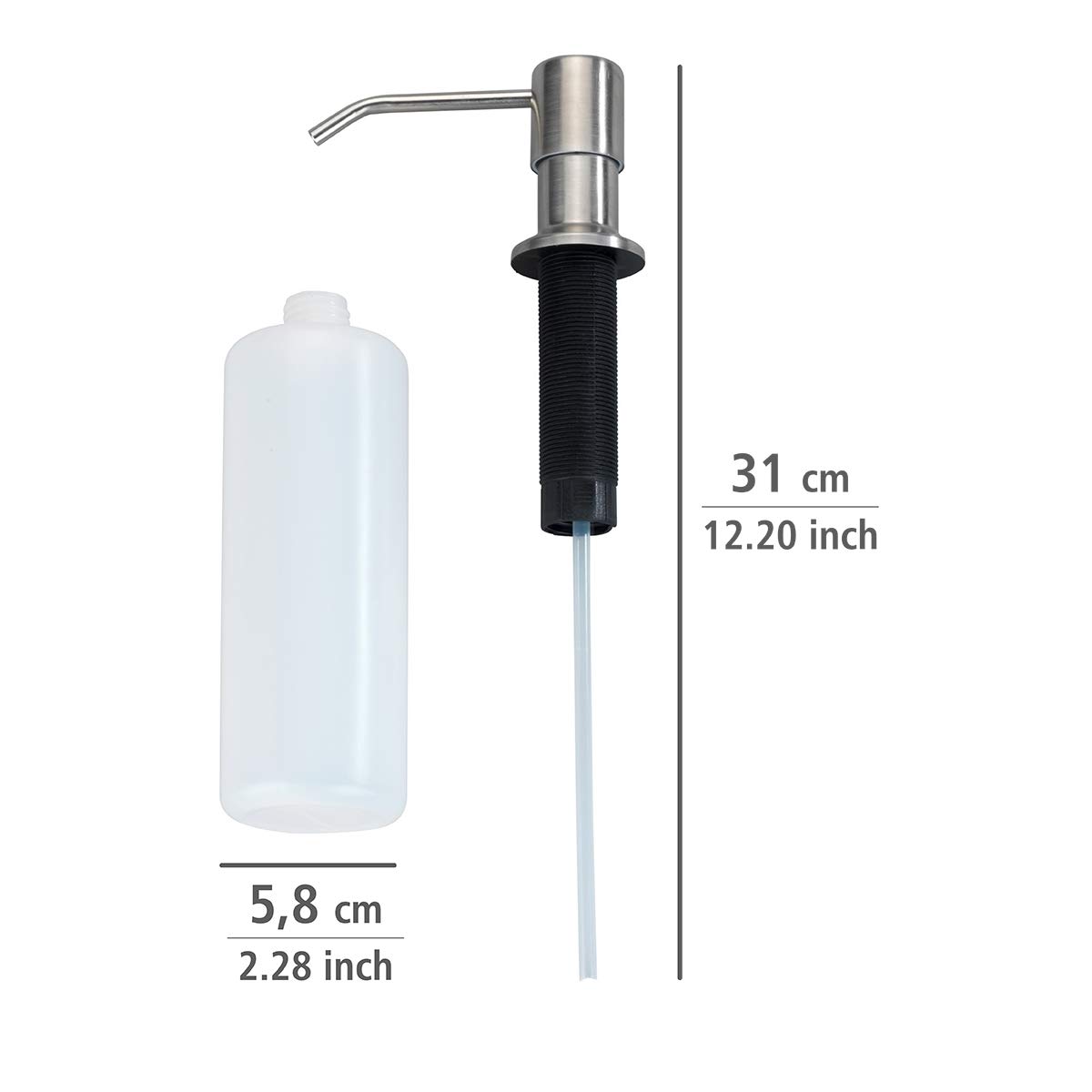Einbau Seifen- und Spülmittelspender Monti (Packung mit 2)