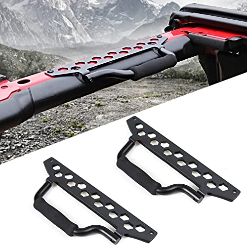 RERPRO Alças De Alumínio Compatíveis Com Jeep Wrangler Jl 2/4 Portas 2018-2024 2025 4Xe Gladiator Jt Unlimited Rubicon Sahara Sport Roll Bar Grip Handle Accessories, Pacote Com 2 Apenas Para Porta
