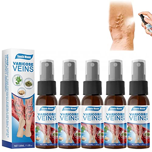 Veinhealing Varicose Veins Spray, 2022 Krampfadern Entfernen, Besenreiser Entfernen, Mittel Gegen Besenreiser, reatment Spray for Legs (5 Stück) Cover