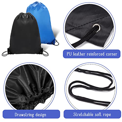 Sliverdew SLIVERDEW539844_1 2Pcs Drawstring Bags Pe Bags Drawstring Gym Bag Black Draw String Bags Drawstring Backpack thumb #3
