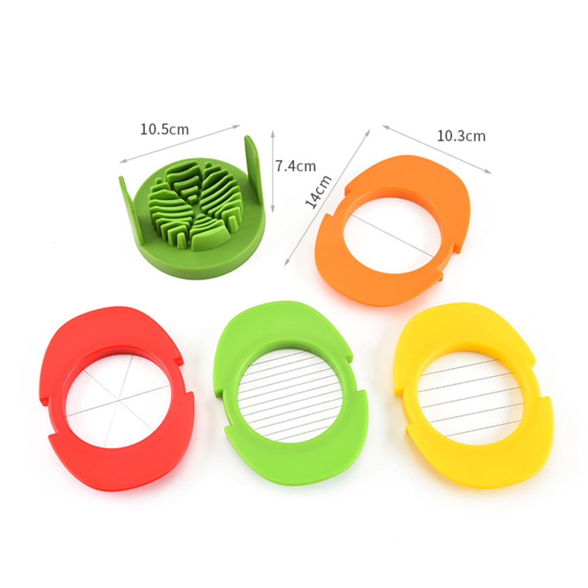 STOBAZA Stainless Steel Egg Slicer Multifunctional Cutter for Hard Boiled Eggs Fruits and Vegetables Easy to Use Kitchen Gadget for Precise Slicing and Dividing