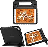 MoKo Case Fit iPad Mini 4 - Kids Shock Proof Convertible Handle Light Weight Super Protective Stand Cover Case Fit Apple iPad Mini 4 2015 Tablet, Black