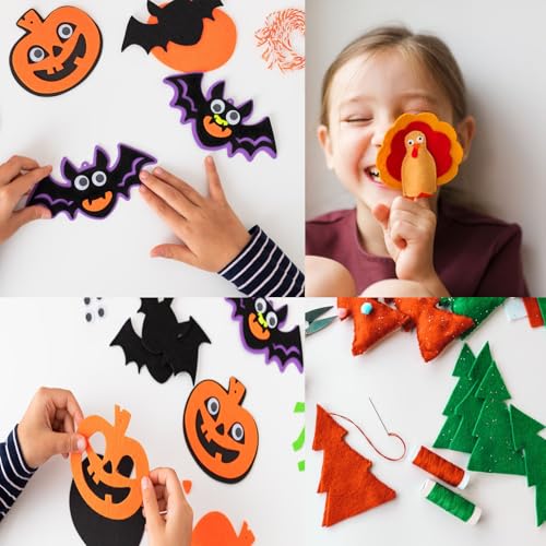 Premium White Acrylic Craft Felt - 36" x 36" Soft Woven Fabric Sheets for DIY, Sewing, and Art Projects 4 Premium White Acrylic Craft Felt - 36" x 36" Soft Woven Fabric Sheets for DIY, Sewing, and Art Projects - Image 3