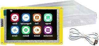 FENOHREFE ESP32 Development Board 5" LCD Display Screen Provide WIFI & Bluetoothcompatible & LVGL Demo 8M PSRAM 16M 5 Inch TFT Screen Wireless Monitoring Wireless Recognition ESP32 ESP32S3 Module