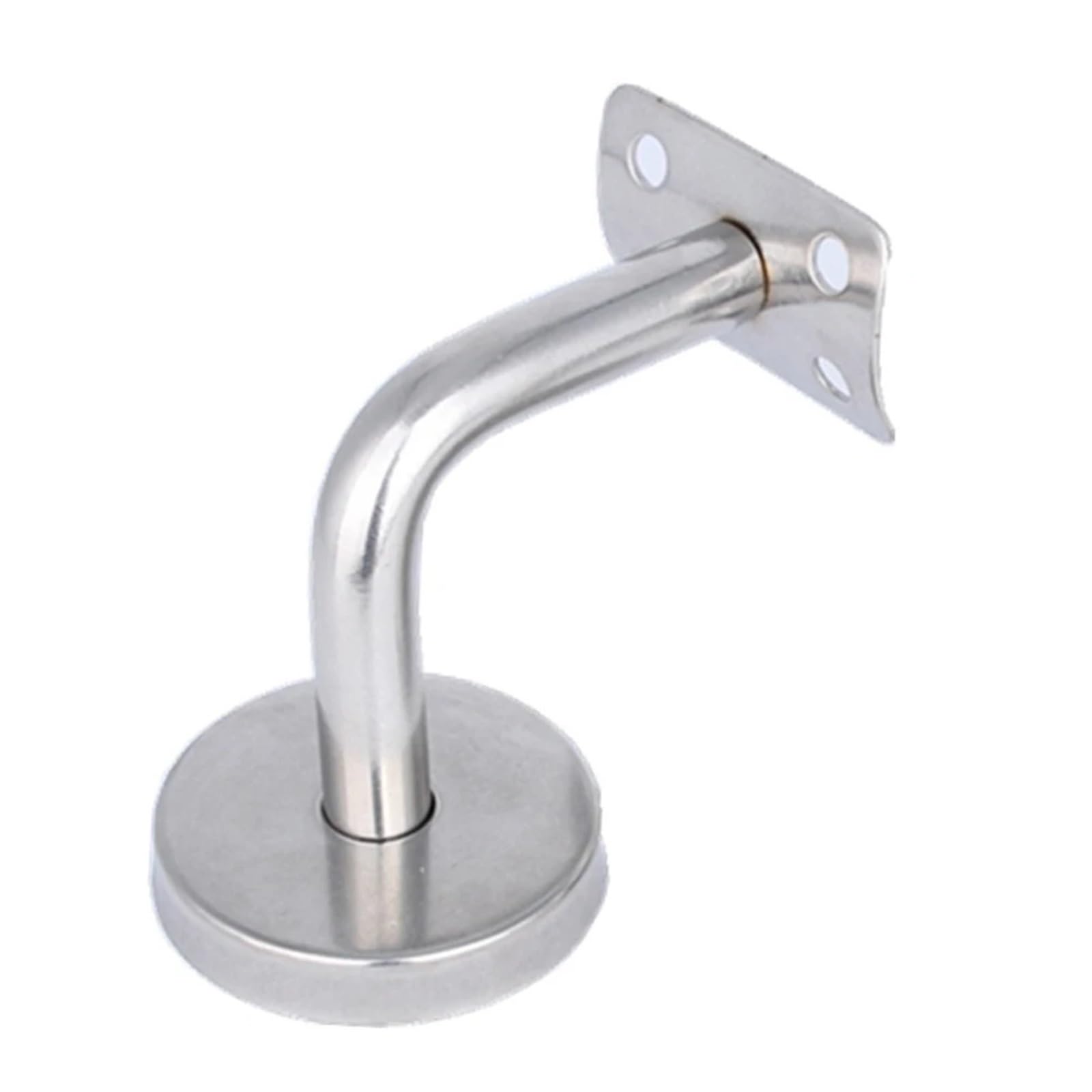 VAYEODEYU Handrail Brackets 10pcs Silver Stainless Steel Multiple Sizes Wall Support(60x60mm)