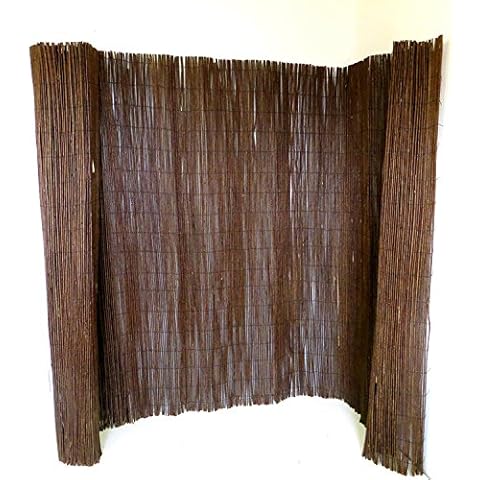 Master Garden Products WF-5 Willow Fencing, 5'H x 14" L, Brown Cover