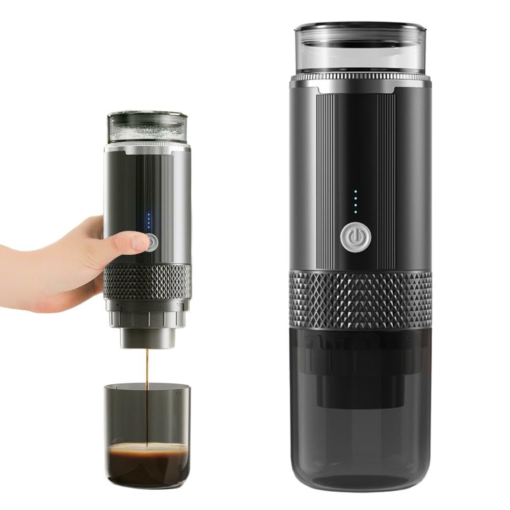 Portable Electric Espresso Coffee Machine One Button Operation Electric Espresso Coffee Machines Handheld Coffee Maker Manually Operatedm Automatic