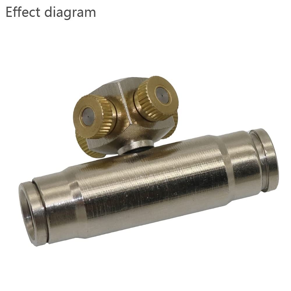 Adaptador de Conector de Manguera de Alta Presión, Roscaho de 3/16 ", Tres Orificios, Cuatro Orificios, Conectores Deua de Jardín Dere, Accesorios para de Nebulización, 20 Piezas/1 a 4/3I16 Pulgadas