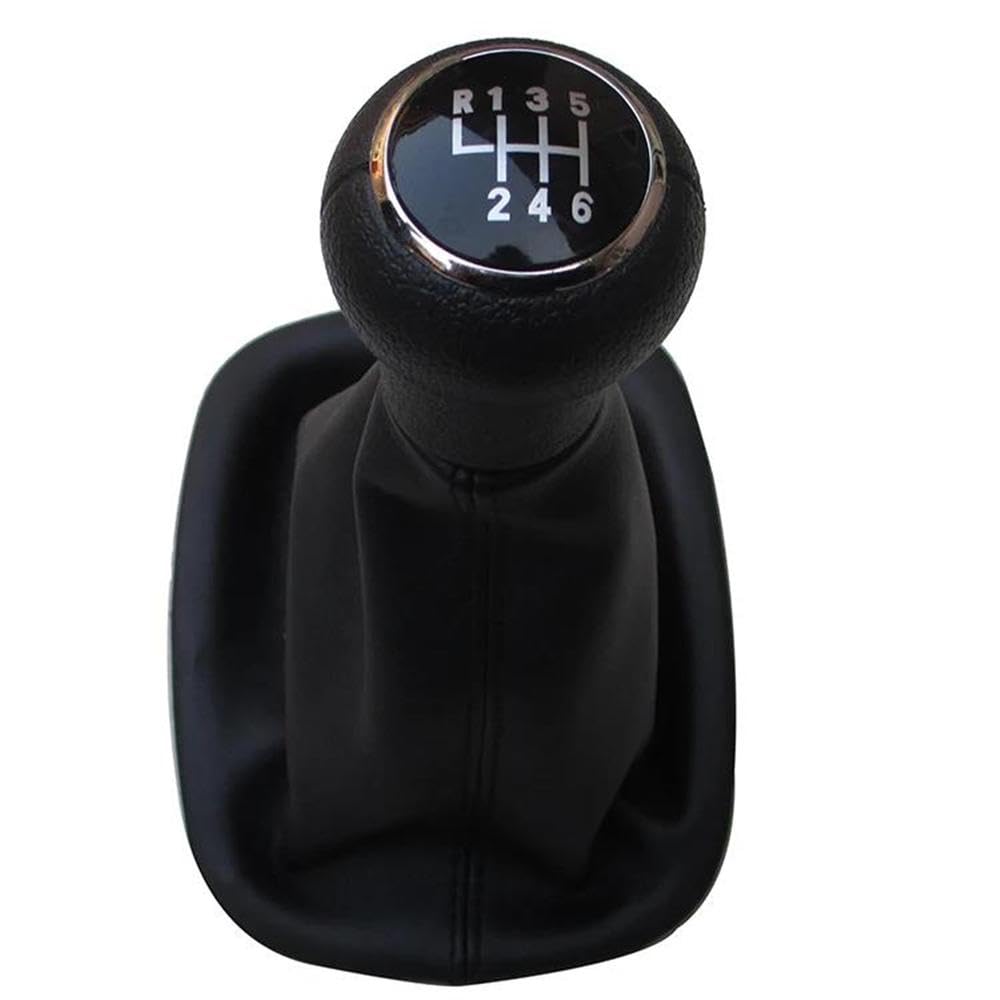 YDXHERTA 5 Speed 6 Gear Car Gear Shift Knob with Gaitor for Passat B5 B5.5 1998-2004 B5 FL 2000-2005 Auto Parts(6speed)