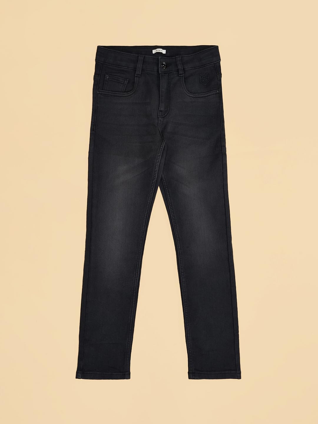 Pantaloons Junior Boy's Slim Jeans (110153903026_Anthracite 1