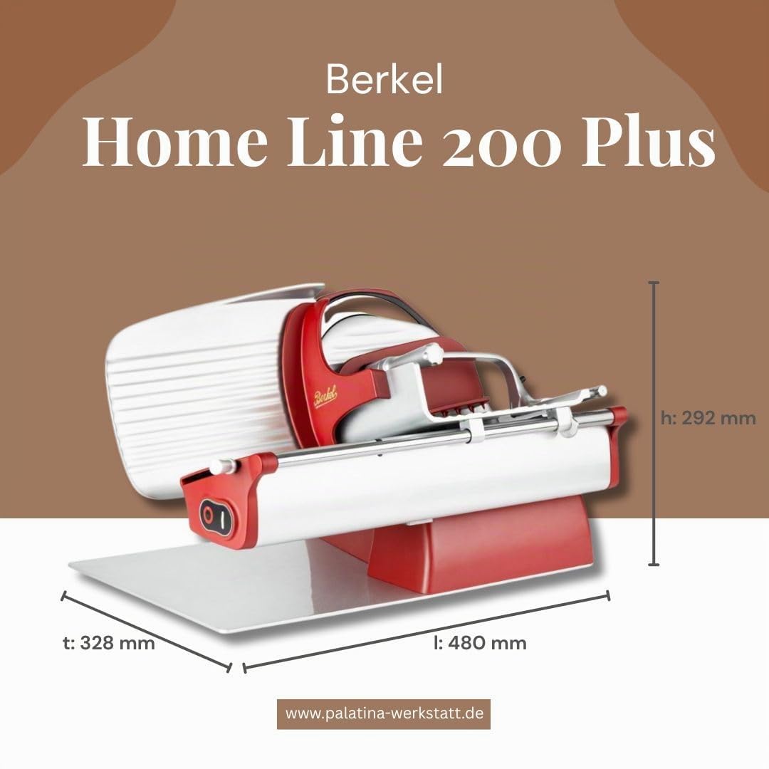 Berkel Homeline HL PLUS 200 rosso opaco affettatrice