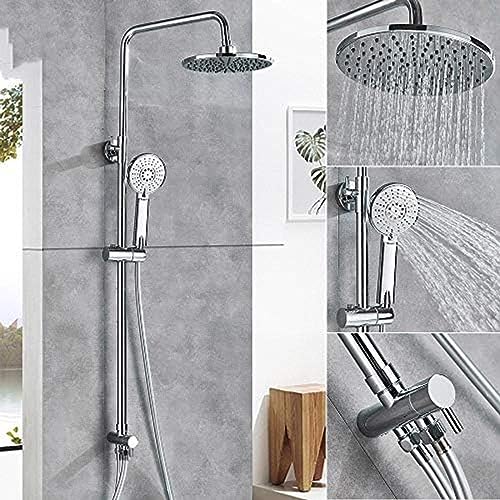 Robinet de bain-douche avec système de douche complet et mitigeur mural de bain - 2