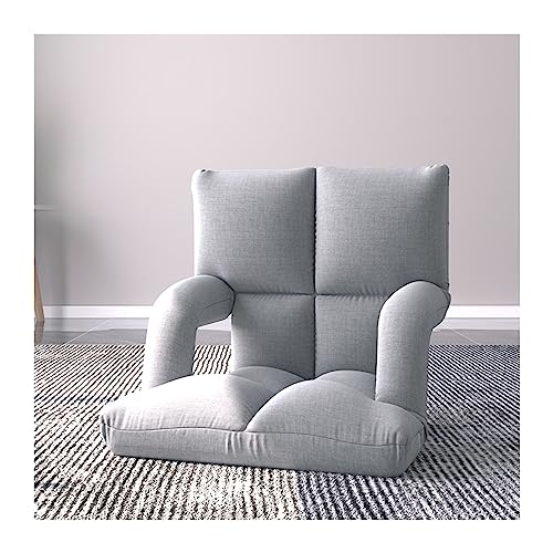 Chaise de sol contre le mal de dos avec dossier inclinable 6 vitesses et assise de jeu ferme