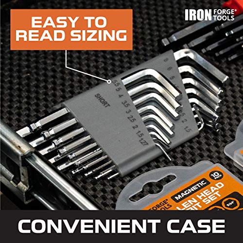 36 Piece Allen Wrench Set - Allen Wrenches/Hex Key Set in Metric & SAE Sizes - Thumbnail 2