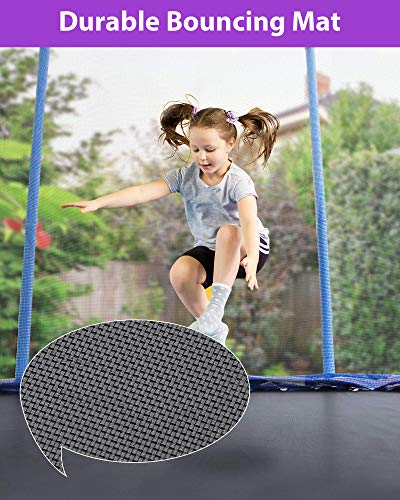image for MaxKare 10 FT Trampoline with Enclosure-Outdoor Trampoline with Spring