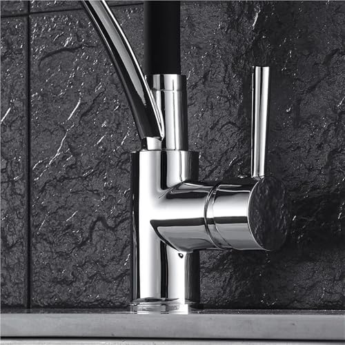 Mitigeur de cuisine extractible LED à jet double fonction XT-159 - 5