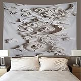 shuimanjinshan Tapisserie Murale Fleur de Secours Tenture Murale Décoration, Parfait pour Plage De Pique-Nique, Draps Ou Nappe 150X180Cm