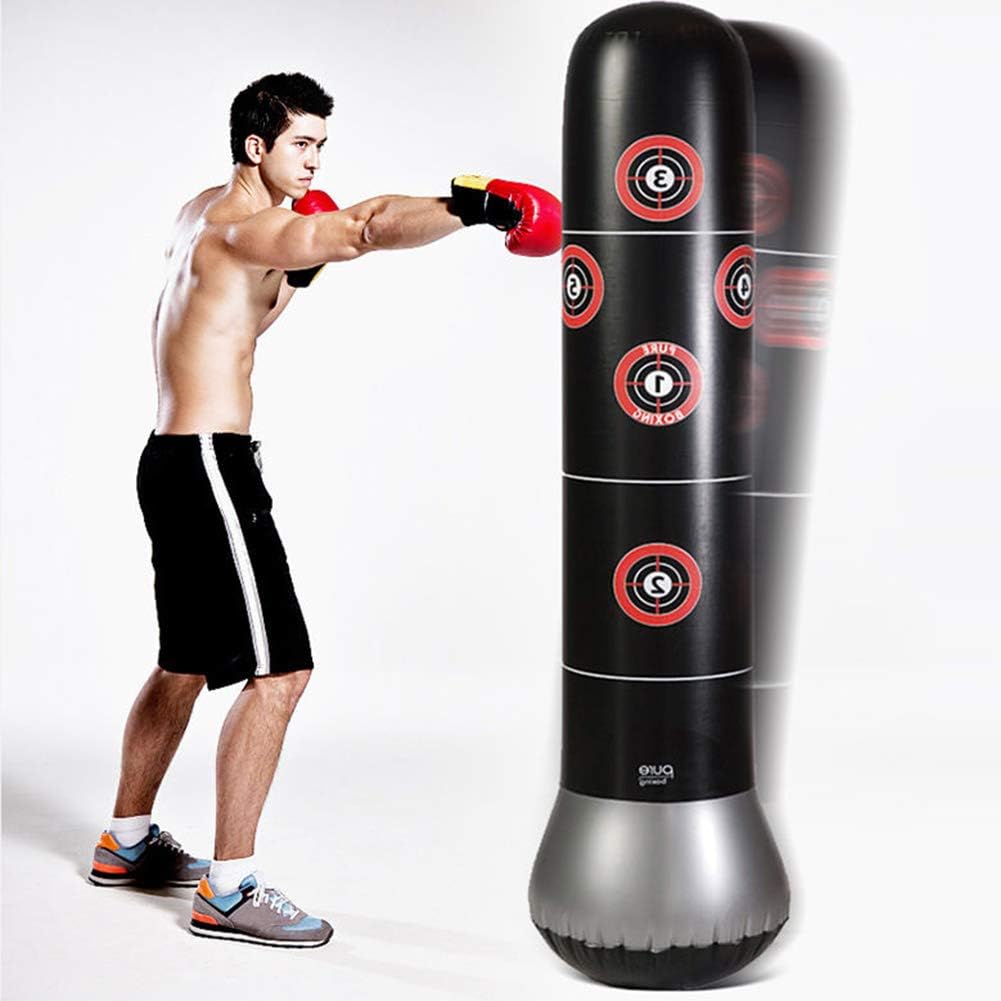 流行に 自立パンチバッグ 自立パンチバッグ フリースタンディングタンブラーカラムサンドバッグ 圧力ボディビルディングの緩和 大人の子供のために セール30 Off Lanmexx Com