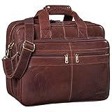 STILORD 'Alexander' Lehrertasche Herren Leder aus echtem Rindsleder | klassische Aktentasche in zeitlosem Vintage Design | repräsentative Damen und Herren Schultertasche für Uni, Schule und Büro