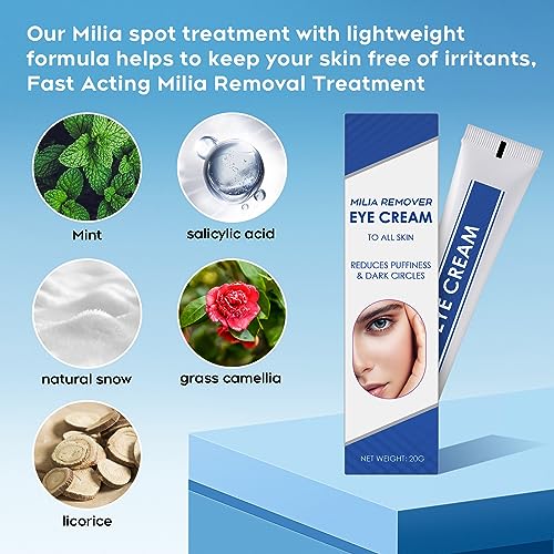Milia Remover Eye Cream, Milia Spot Treatment Helps Dissolve And Reduce Milia