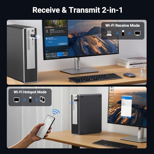 UGREEN WiFi Adapter for Desktop PC, AX900 USB WiFi 6 Adapter with 5GHz/2.4GHz Dual Band, Built-in Driver for Windows 10/11 - Image 5