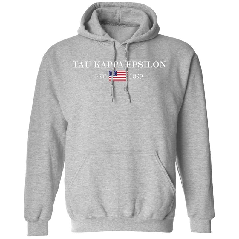 Tau Kappa Epsilon Hoodie - TKE Proudly American Sweatshirt