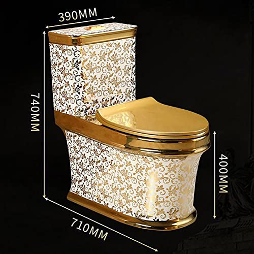Inodoro de descarga dual sifónico para baño de hotel, inodoro de cerámica silencioso, altura universal 710x390x740mm miniatura 2