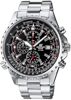 Casio Edifice Herren Massives Edelstahlgehäuse und Edelstahlarmband Uhrenarmband EF-527D-1AVEF