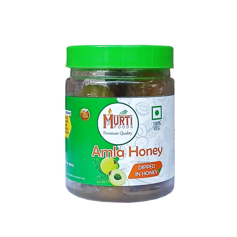 MURTI Amla Dipped in Honey | Sweet Amla in Natural Honey | Traditional Indian Treat | Ready to Eat | Preserved Fruit Snack | Authentic Taste | Hygienically Packed - 400gm-image-14