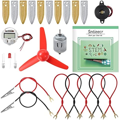 Sntieecr Fruit Battery Science Experiment Kit with Instruction, Potato Science Educational Kit for School Science Project, Kids DIY STEM Lab Experiments Cover