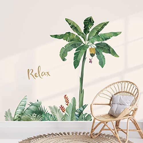 Wondever Adesivi Murali Palma Tropicale Sticker da...