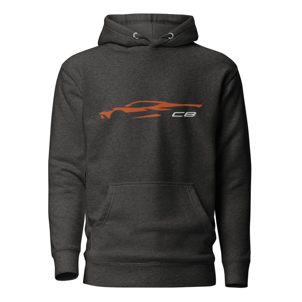 2024 C8 Corvette bluza z kapturem dla Amplify Orange Vette Drivers niestandardowa haftowana bluza z kapturem