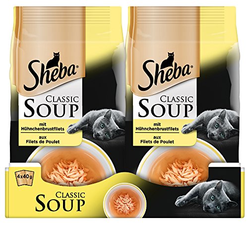 Sheba Chat Doublure Classic Soups Lot de 12 (12 x 4 x 40 g)