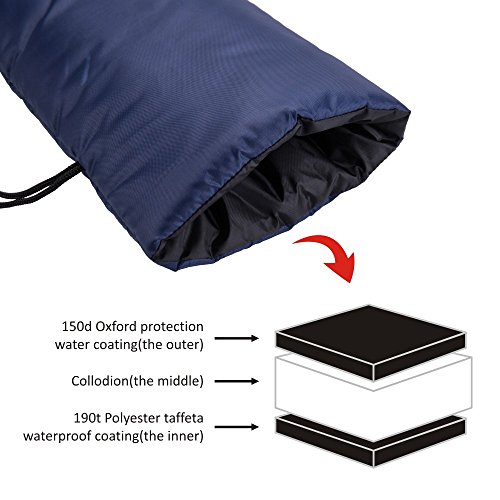 Outdoor Faucet Covers for Winter - 2 Padded Faucet Sock Small and Large for Cold Weather and Waterproof Freeze Protection - 19.6x7.8 & 5.5x7.0 inches - Thumbnail 6
