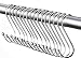 Greengoal 30 Pack Heavy Duty S Shaped Hooks, Rustproof Sliver Finish Steel Hooks Hangers for Kitchenware Pots Utensils Clothes Bags Towels Plants, Silver