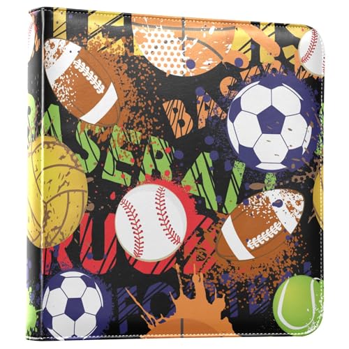 Fisyme Sport Ball Photo Album Self Adhesive DIY Scrapbook Album