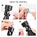 KAYBOBEZK Tungsten Electrode Sharpener Grinder TIG Welding Rotary Tool, ALUMINUM 12holes TIG Sharpener Welding Tungsten Grinder Head, with Slot Tungsten Sharpener Multi-Angle, 5pc Wheels, 2 Mandrels