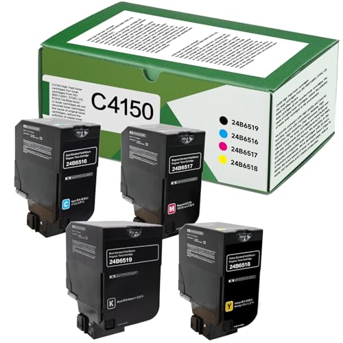 Toner Lexmark C4150 reconditionné WYFYINK pack 4 couleurs 24B6517 24B6518