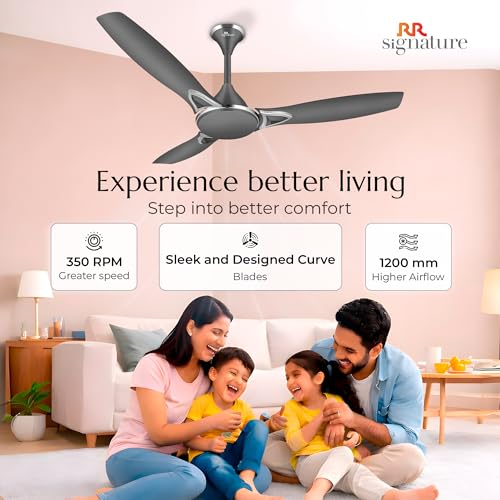 Image of RR Signature CURVEAIR MAXX 1200 MM BLDC Ceiling Fan - VENETIAN GREY