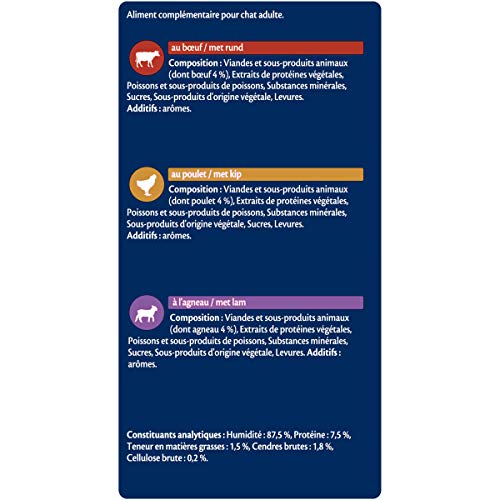 FELIX Soup, Suppe für Katzen mit zarten Stückchen, Geschmacksvielfalt vom Land, 8er Pack (8 x 6 Beutel à 48g) – Bild 7