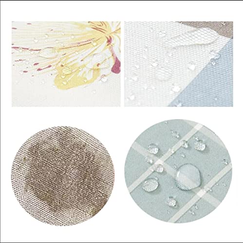 Nappe imperméable mandala 140x260cm rectangulaire couleur E - 3