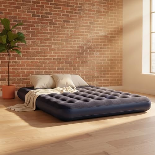 Matelas de voyage floqué Avenli avec lit double gonflable 22cm - 3