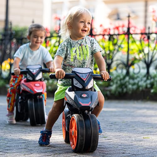 FALK - Laufrad Moto Street Champion – Grau – leise Räder – ab 2 Jahren – 40% recycelter Kunststoff 541S – Bild 7