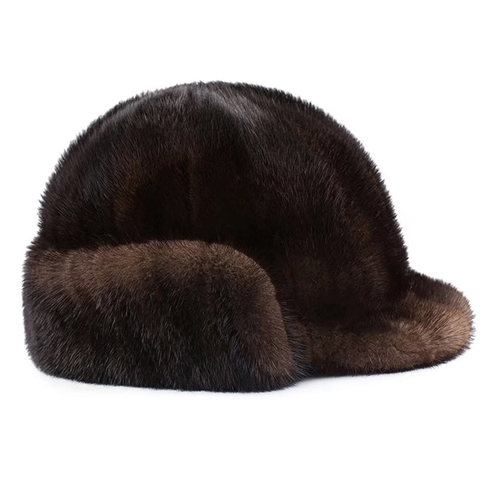 Gorra de Béisbol de Invierno para Hombre al Aire Libre con Visera, Sombrero Cálido con Orejeras,Sombrero de Caza,Sombrero Cálido Ruso,Sombrero de Aviador para Mujer
