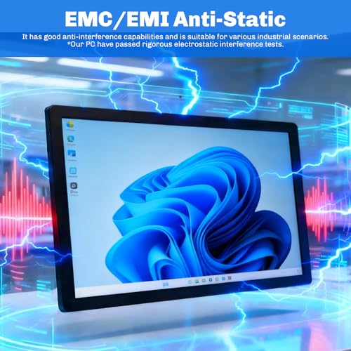 Image of 12.1 inch Embedded-Industrial-Panel-PC, Win11 Pro 10 Point Capacitive Industrial-Touch-Screen-Panel-Computer PC, Core i5-7200U / 8GB-DDR4 RAM 256GB SSD, 1920 * 1080 IPS