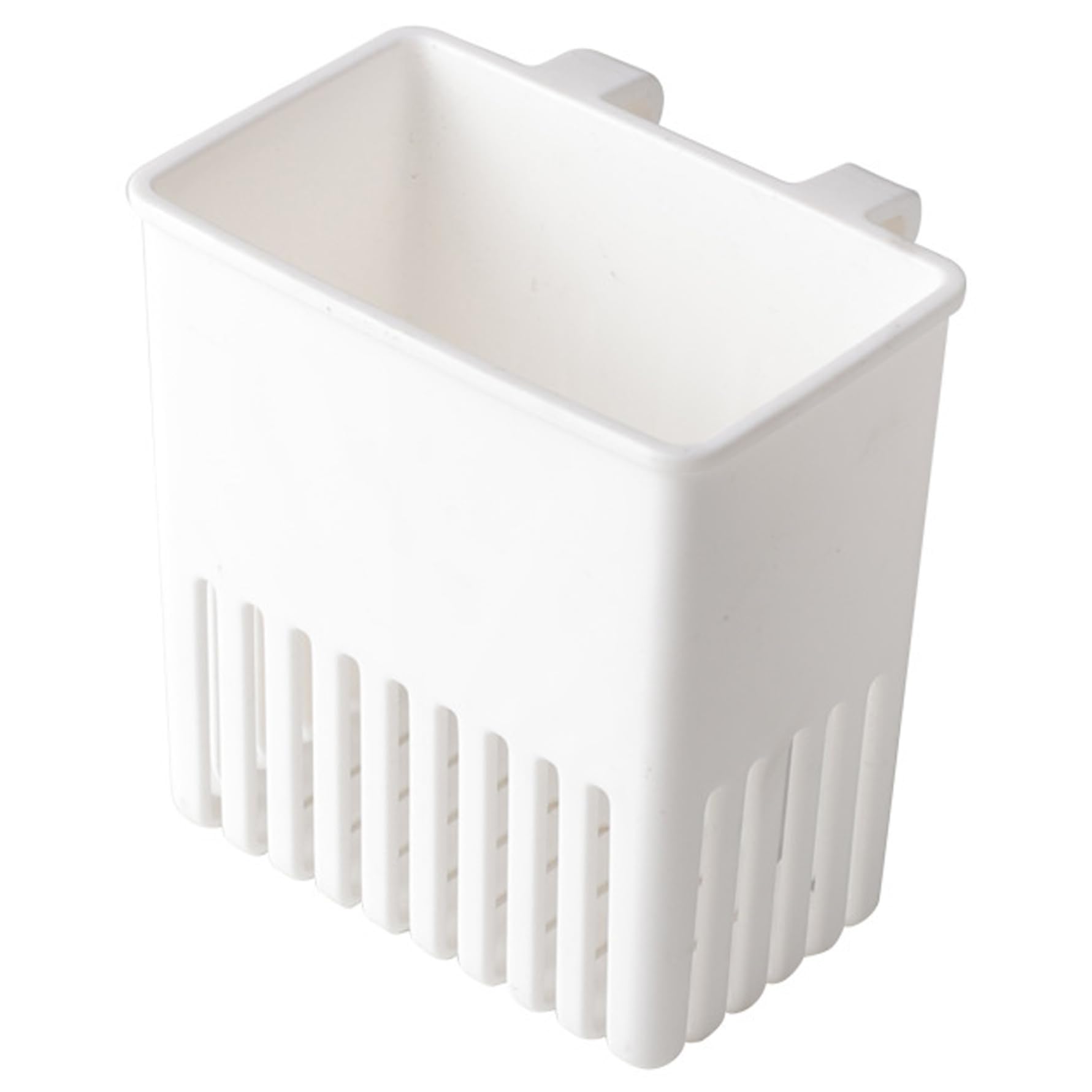 Wilafury Silverware Drying Rack, Hanging Utensil Drying Basket with Fast Drain Design for Cutlery, Chopsticks & Kitchen Utensils, White
